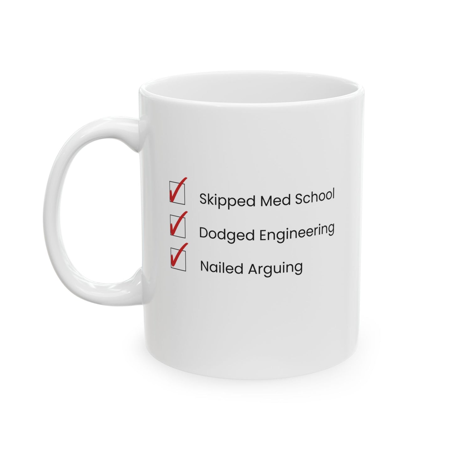 Skipped Med School, Dodged Engineering, Nailed Arguing