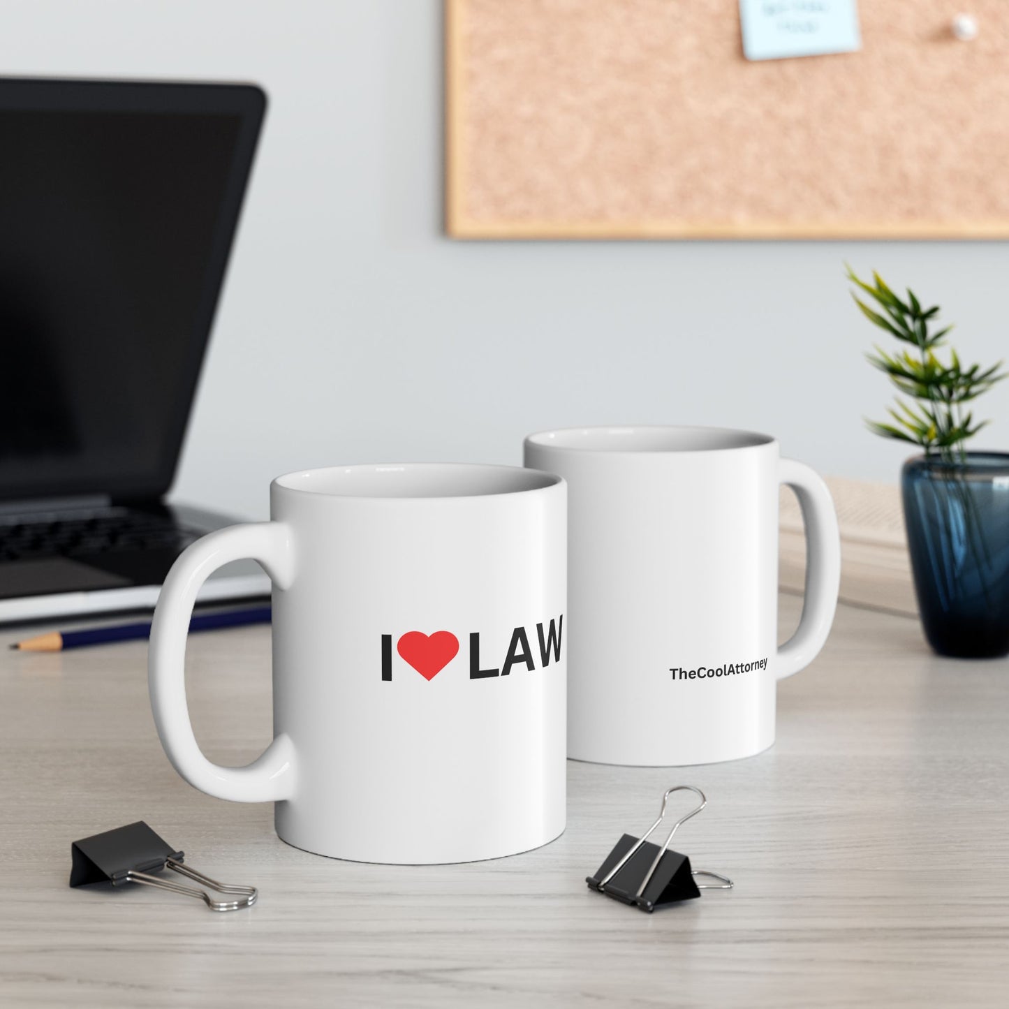I Heart Law Ceramic Mug
