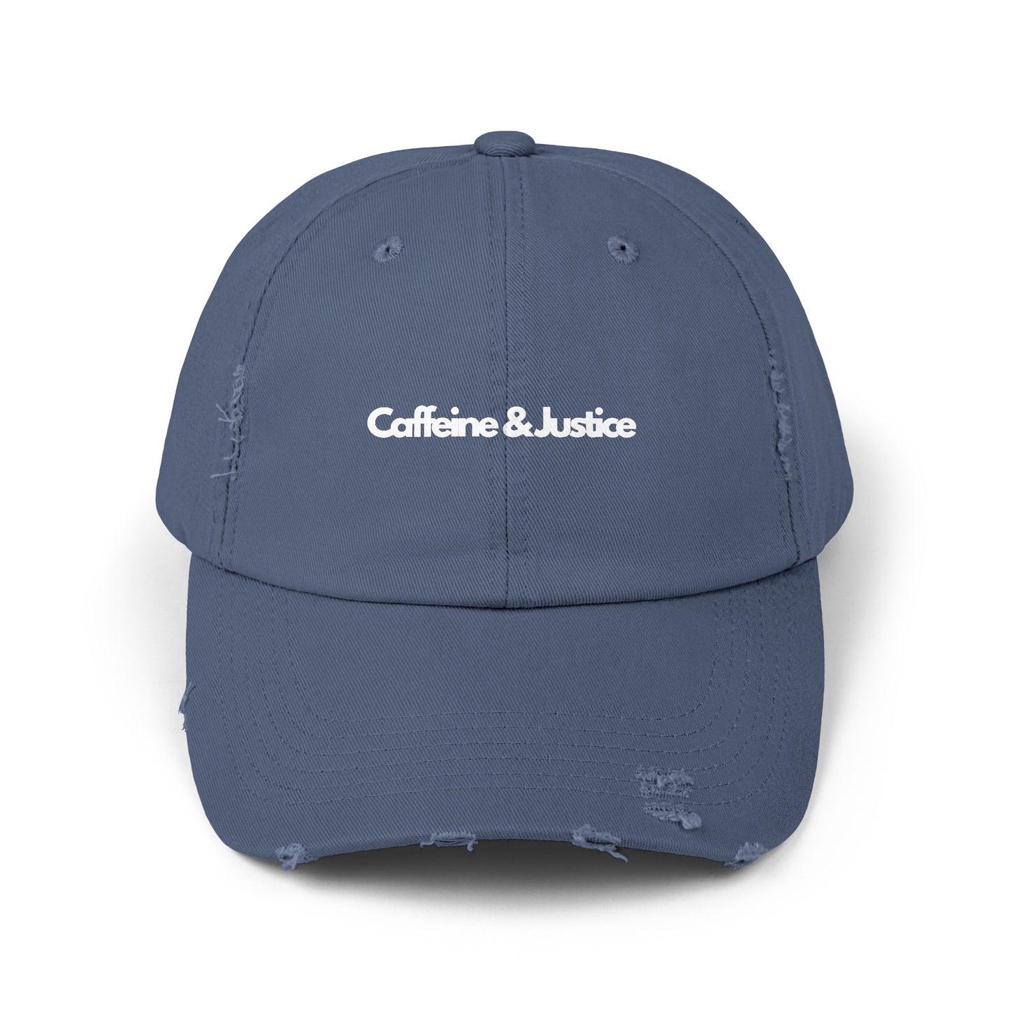 Distressed Cap - Caffeine & Justice