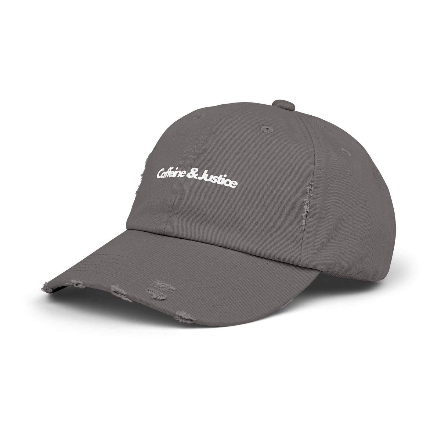 Distressed Cap - Caffeine & Justice
