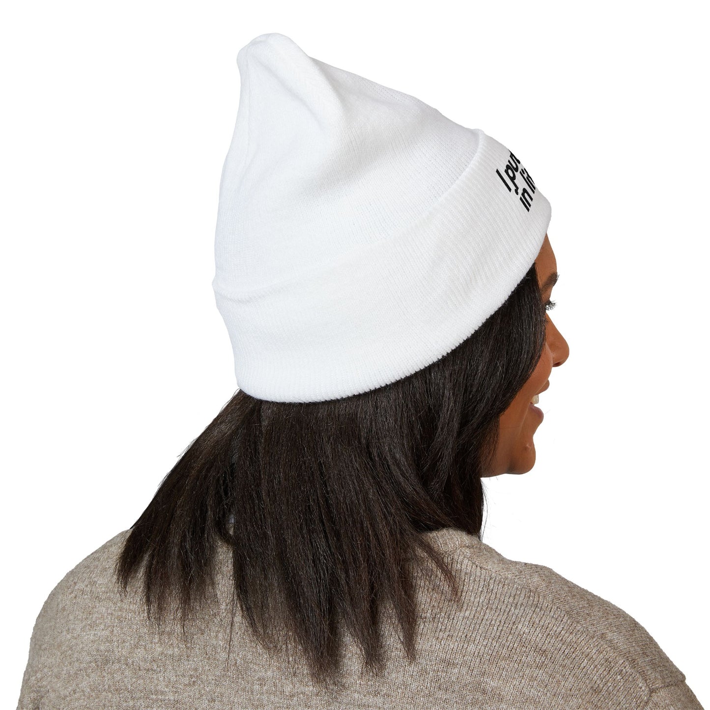 I Put the Lit in Litigation - Embroidered Beanie