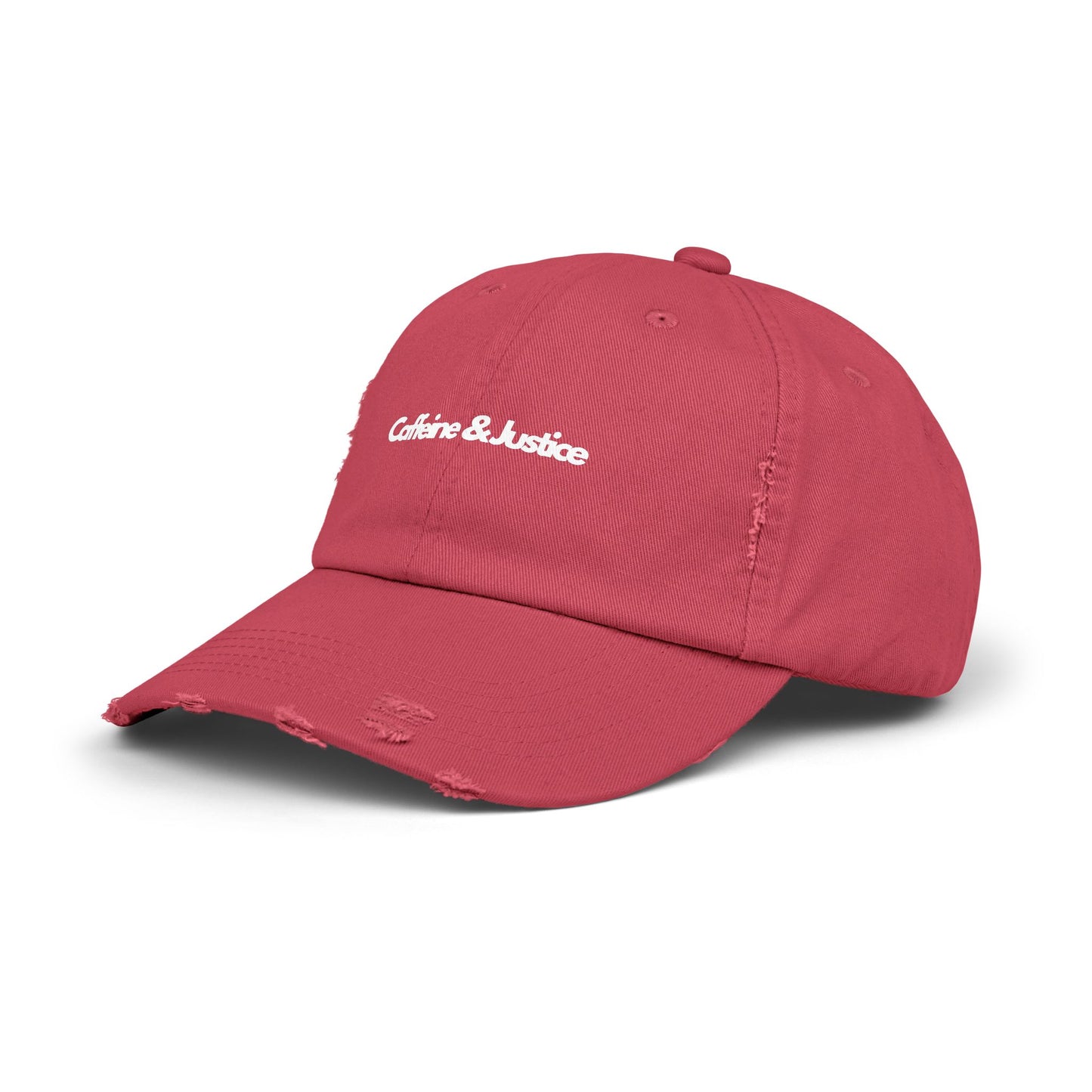 Distressed Cap - Caffeine & Justice