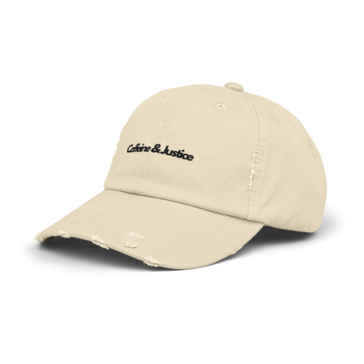 Distressed Cap - Caffeine & Justice