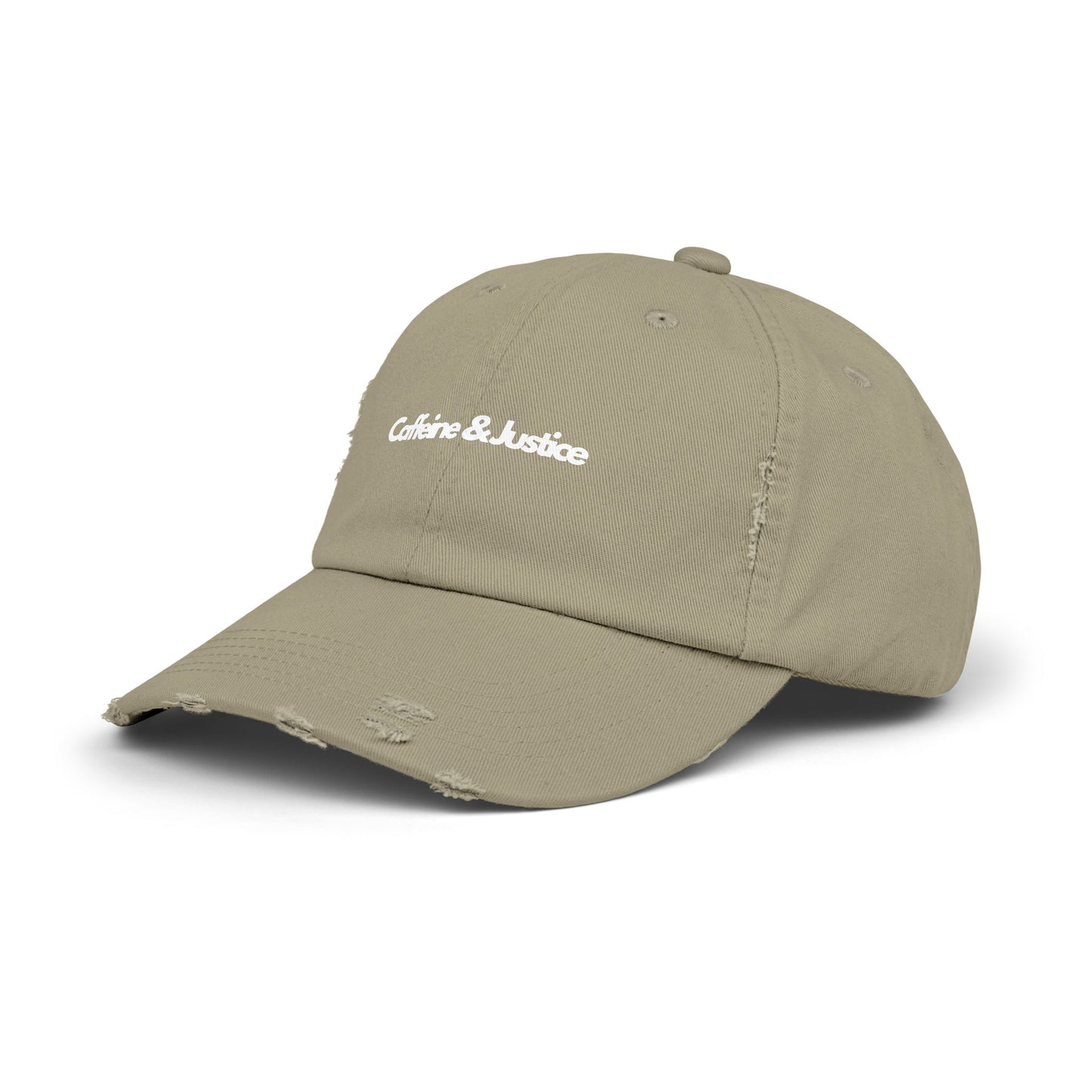 Distressed Cap - Caffeine & Justice