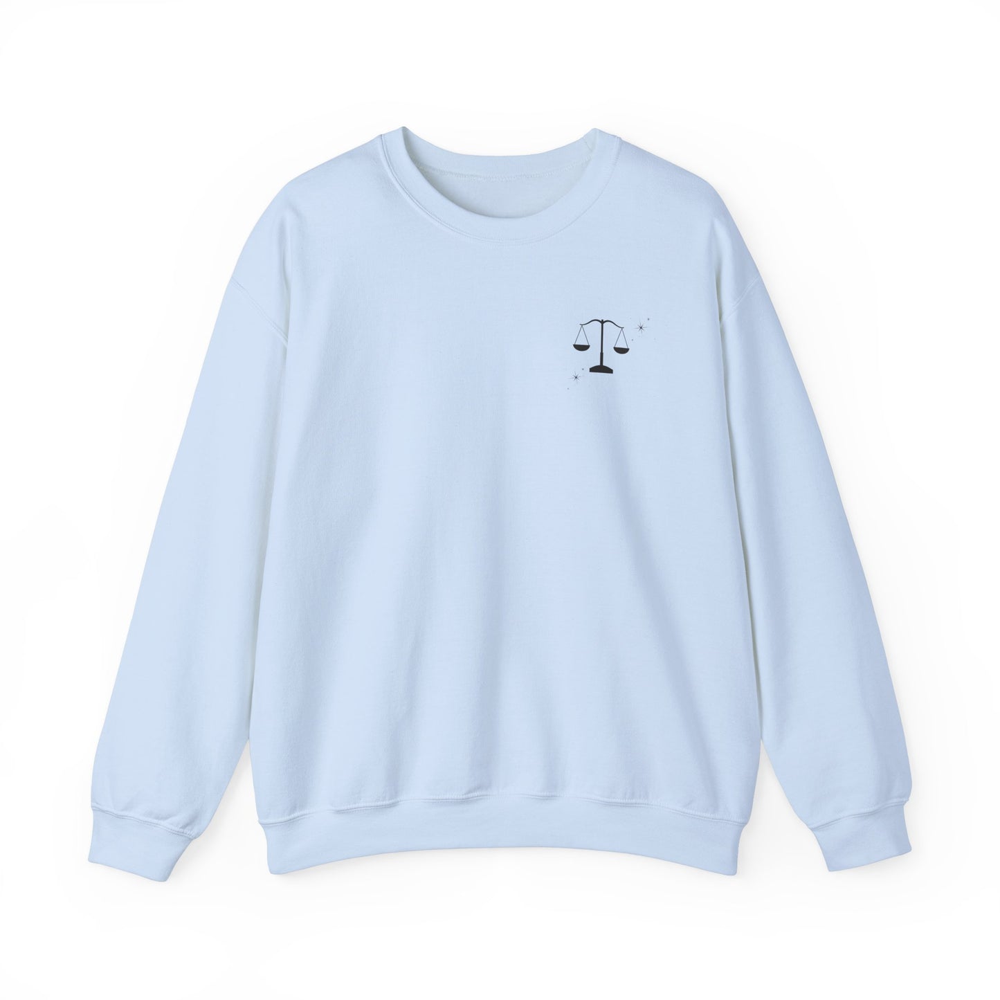 Live Like Elle Woods Unisex Heavy Blend™ Crewneck Sweatshirt - Inspirational Sweatshirt for Law Students