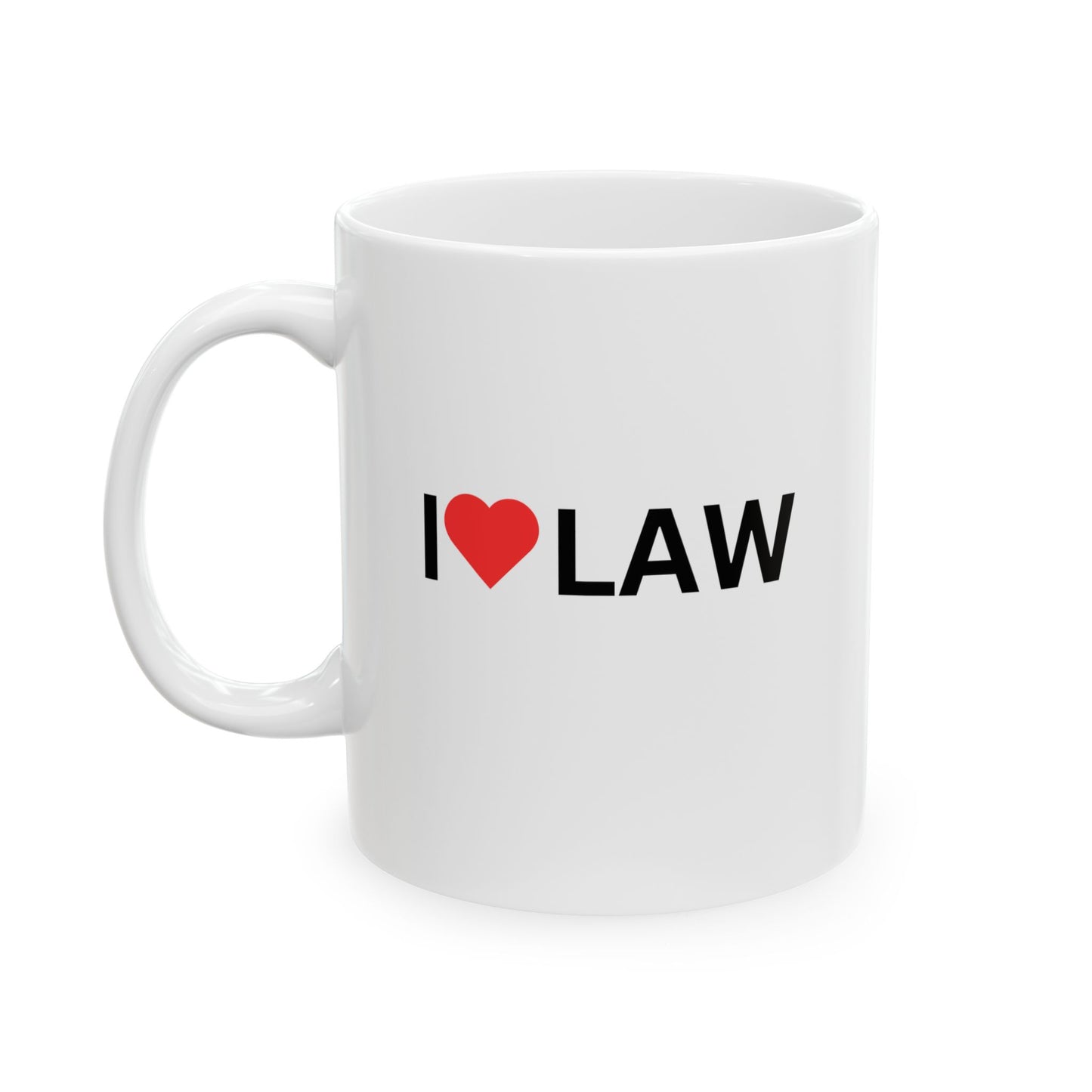 I Heart Law Ceramic Mug