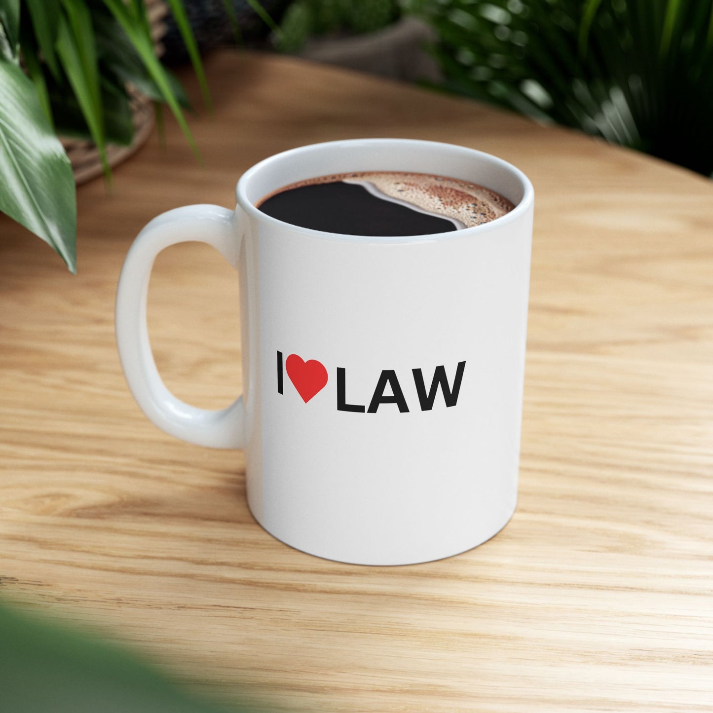 I Heart Law Ceramic Mug