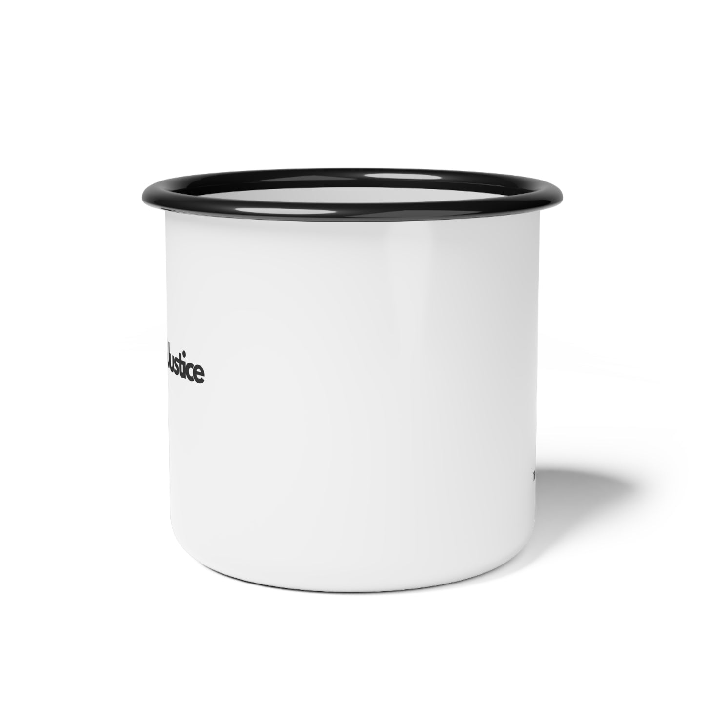 Caffeine & Justice - Enamel Camp Cup