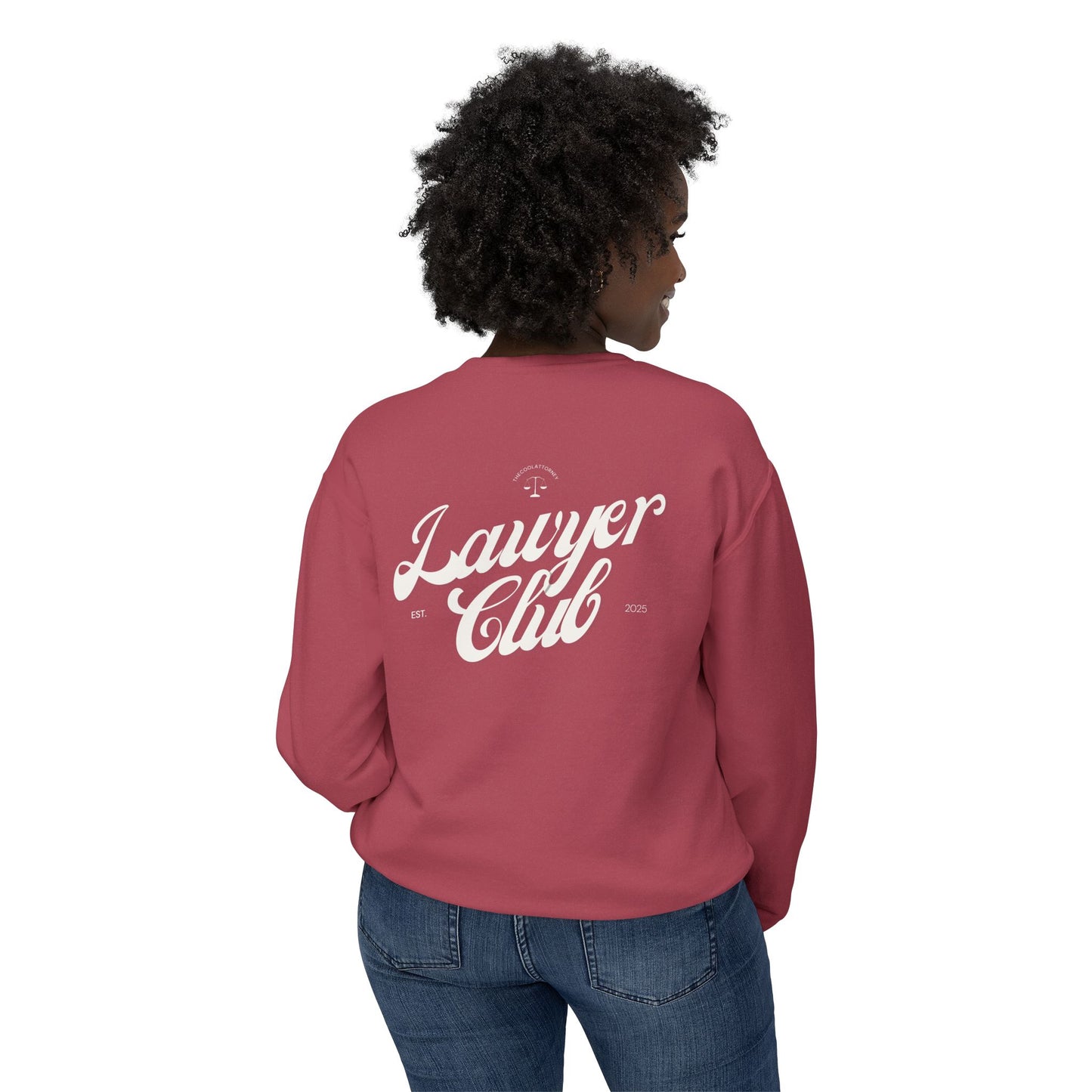 Lawyer Club Lightweight Crewneck Sweatshirt