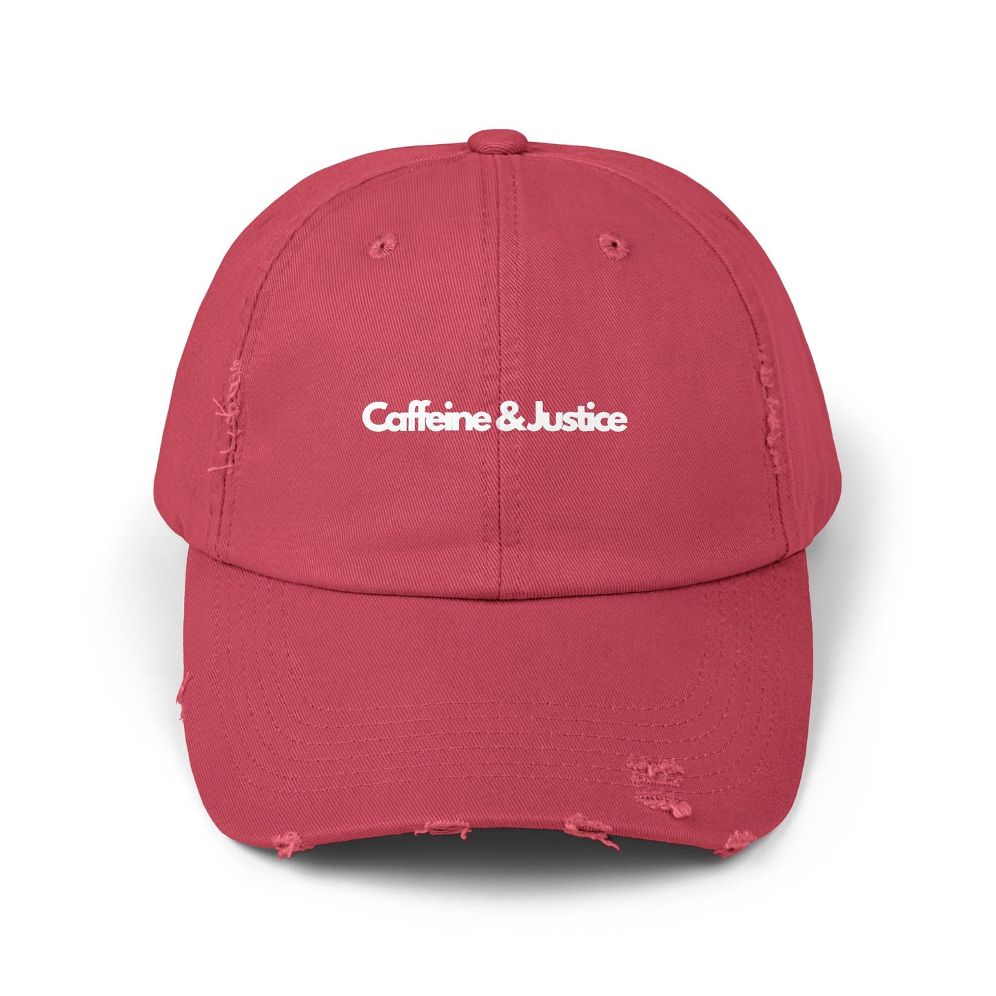 Distressed Cap - Caffeine & Justice