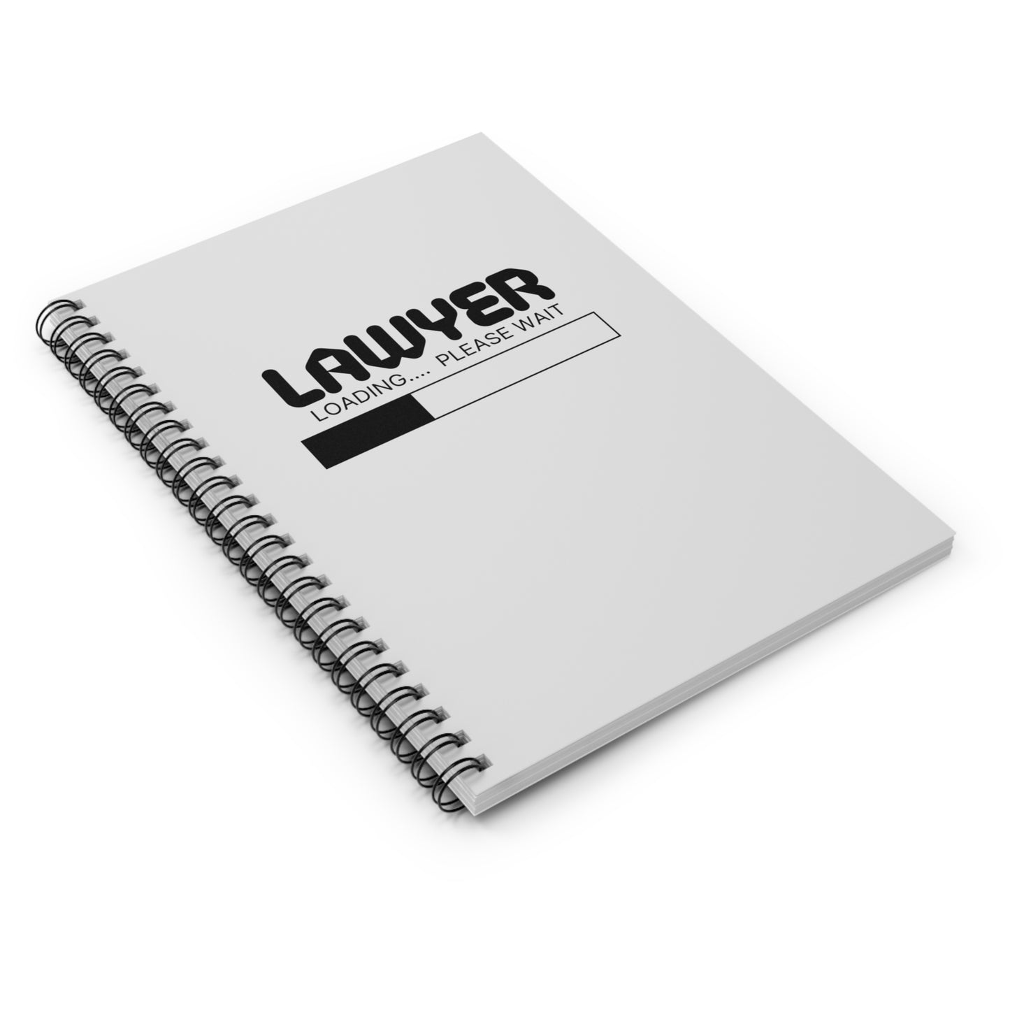 Lawyer Loading Spiral Notebook