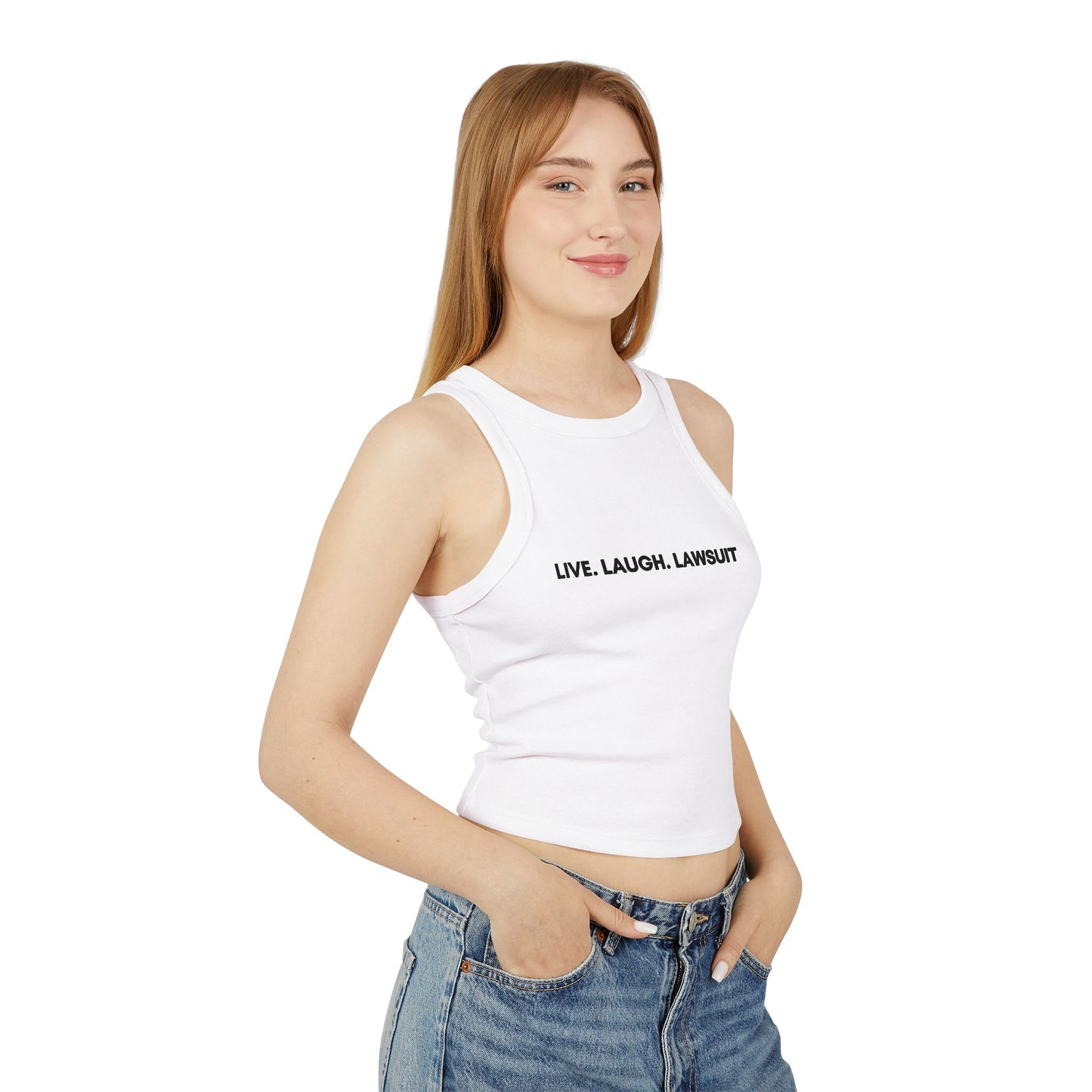 Live Laugh Lawsuit Tank