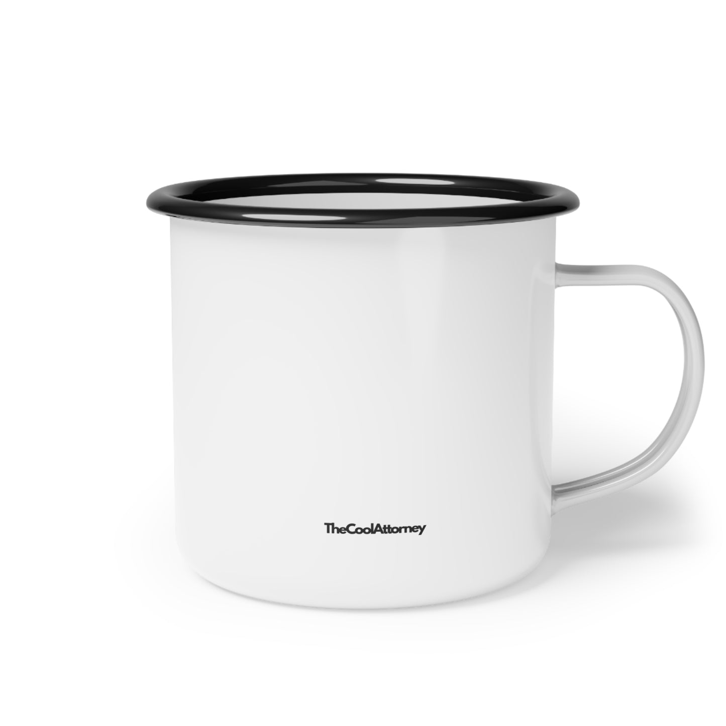 Caffeine & Justice - Enamel Camp Cup