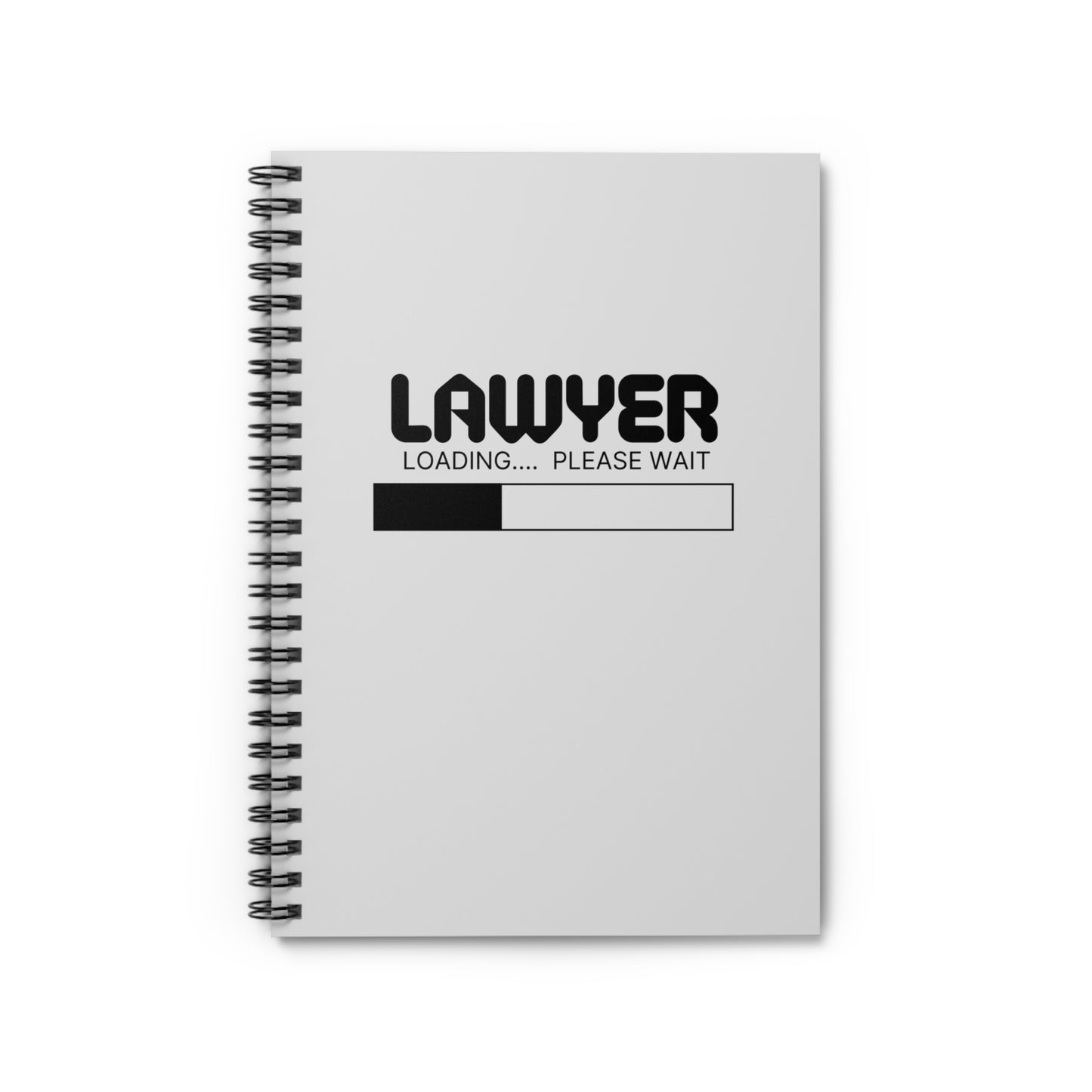 Lawyer Loading Spiral Notebook
