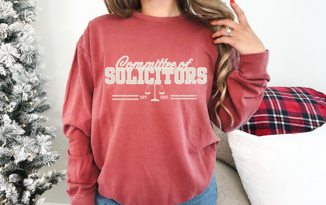 Committee of Solicitors - Lightweight Crewneck Sweatshirt