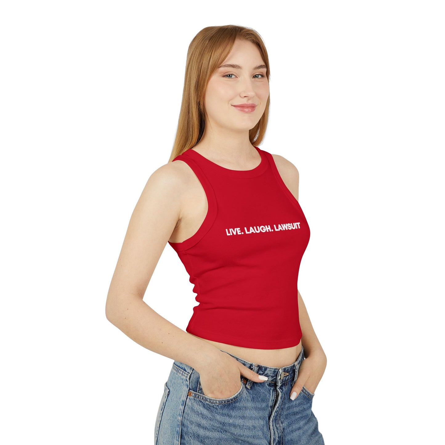 Live Laugh Lawsuit Tank
