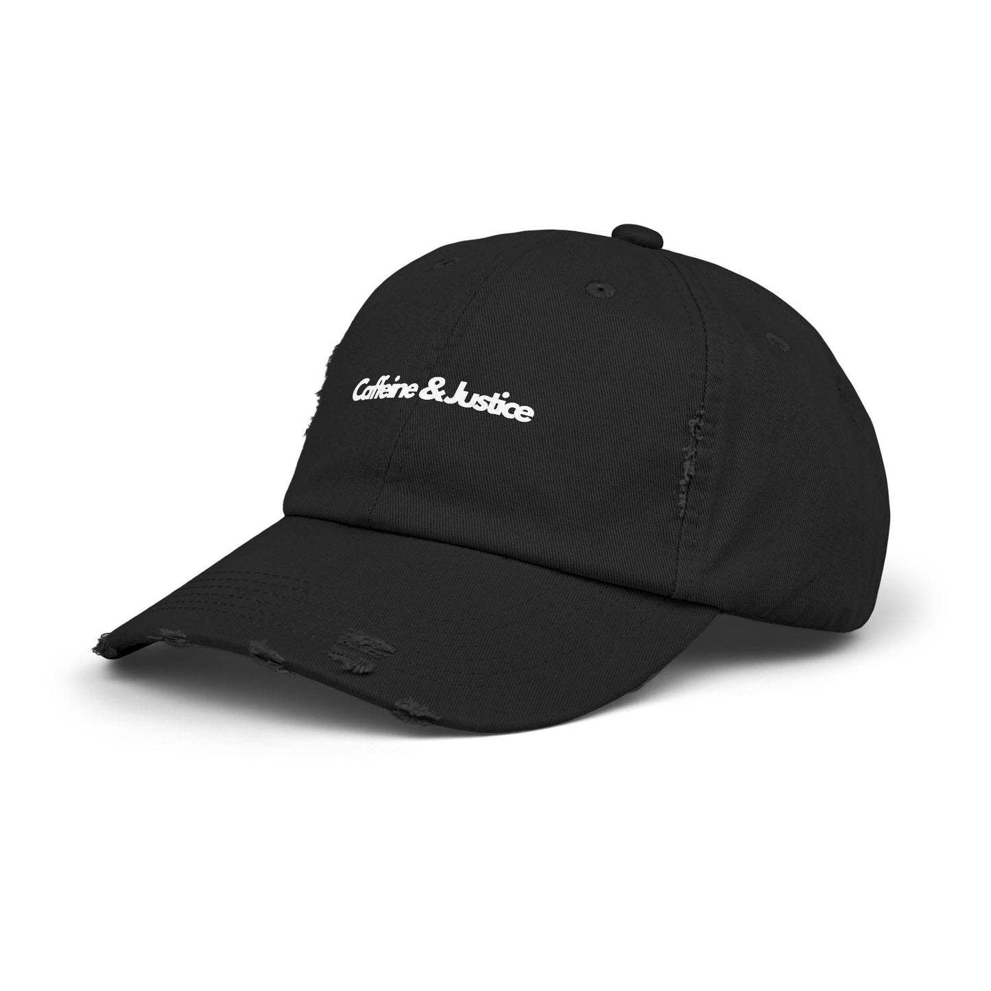 Distressed Cap - Caffeine & Justice