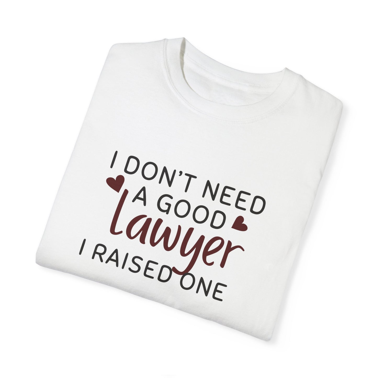 I Don't Need a Good Lawyer I Raised One