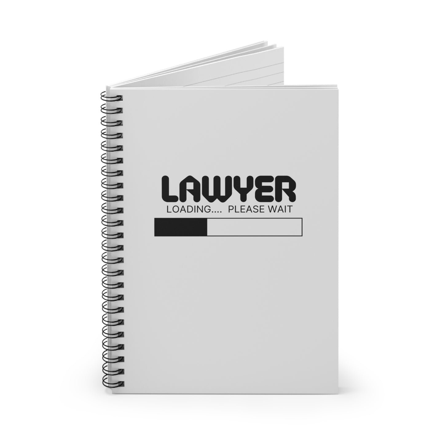 Lawyer Loading Spiral Notebook